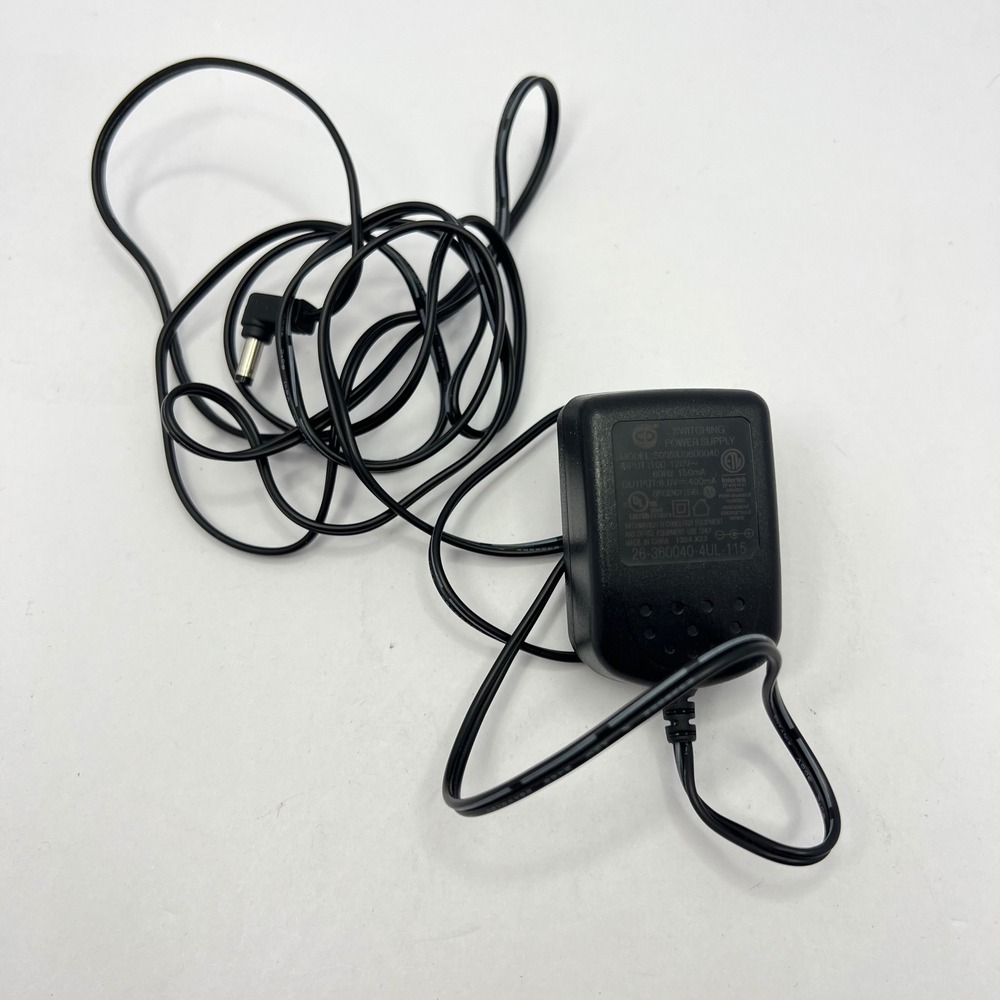 C.O. Switching Power Supply AC Adapter S005IU0600040 6V 400mA Power Charger